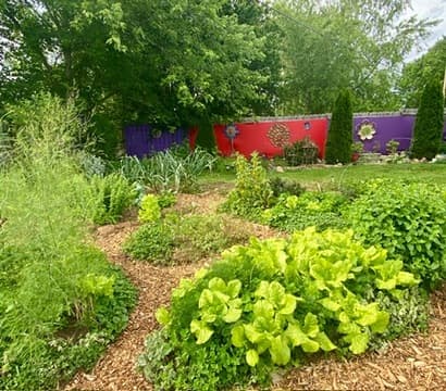 Artistic Sacred Food Garden